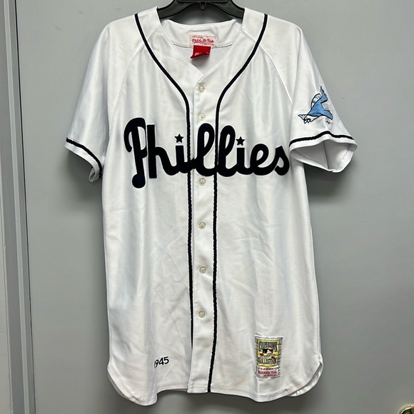 Mitchell & Ness Vintage Cooperstown Philadelphia Phillies Jimmie Fox #4 Jersey - Picture 1 of 11